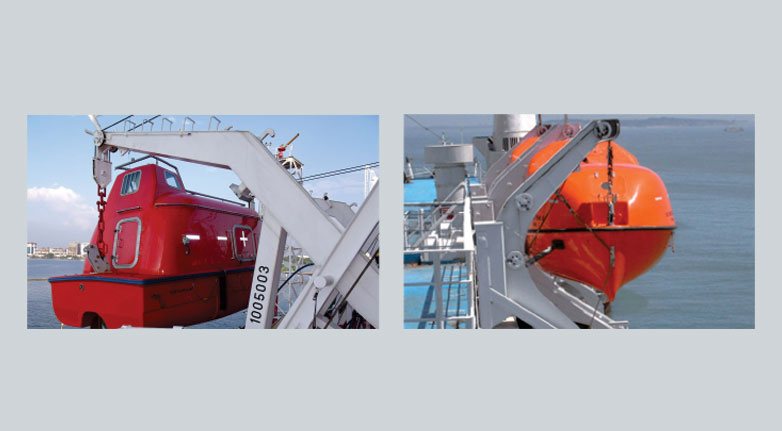 GRAVITY LUFFING / ROLLING DAVIT