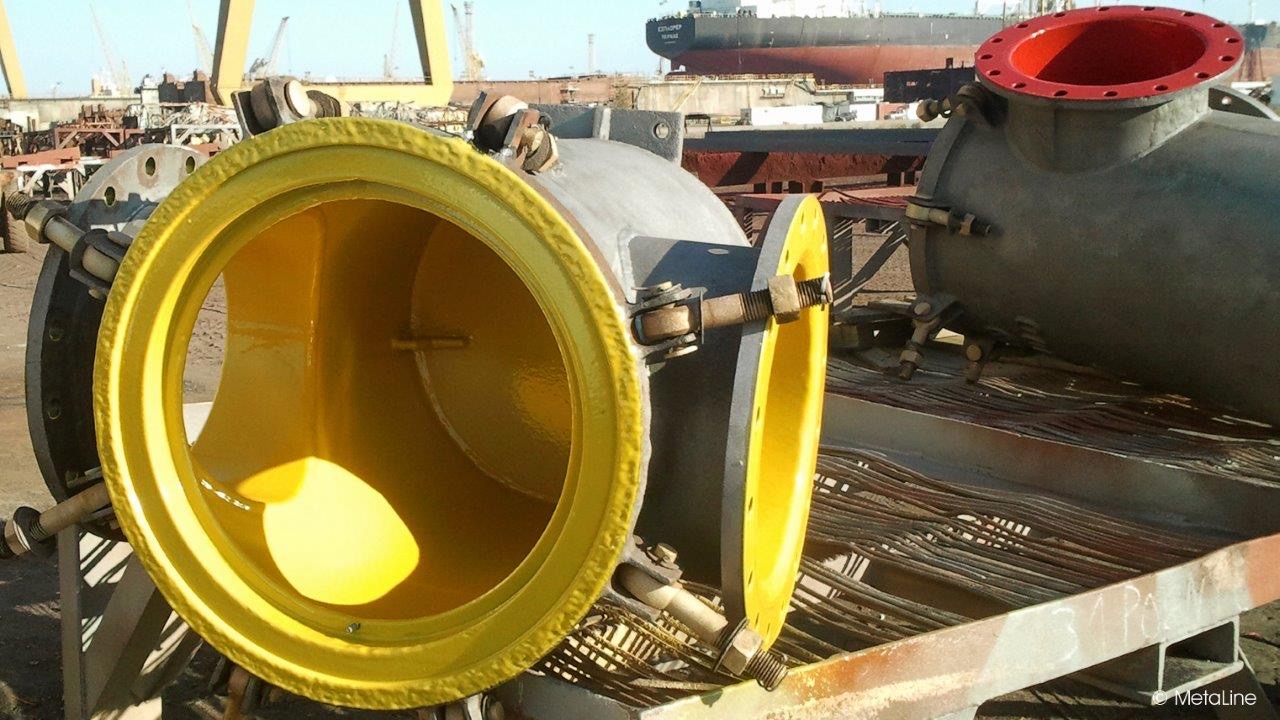 Erosion resistant coatings for seawater piping