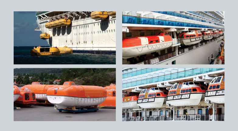 PARTIALLY ENCLOSED LIFEBOAT